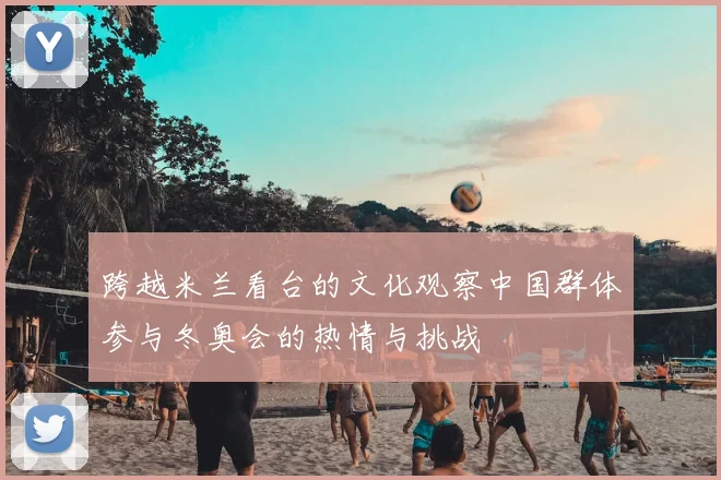 跨越米兰看台的文化观察中国群体参与冬奥会的热情与挑战